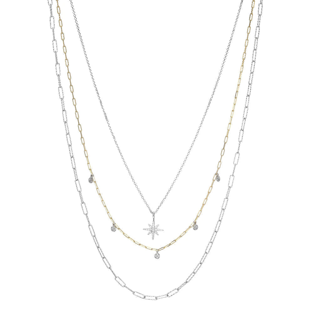 Charles Garnier 3 Layered Necklace with Extender