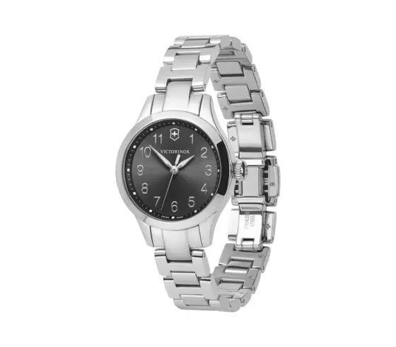Victorinox Alliance XS Stainless Steel Black Dial 28mm Ladies Watch