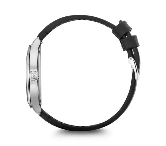 Victorinox Alliance Black Leather Strap Black Dial 40mm Watch
