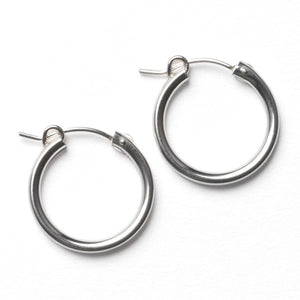 Southern Gates Sterling Silver Round Hoop Earring 10mm