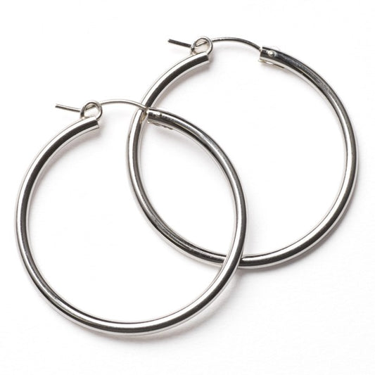 Southern Gates 925 Sterling Hoops (34mm)