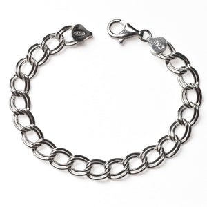 Southern Gates Sterling Silver Charm Bracelet 8"