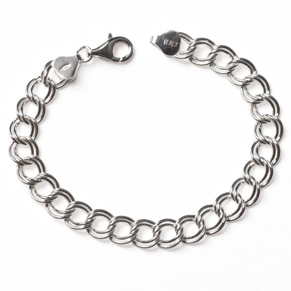 Southern Gates Sterling Silver Charm Bracelet 7.5"