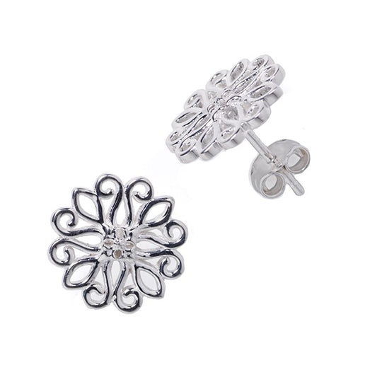 Southern Gates 925 Sterling Periwinkle Earring