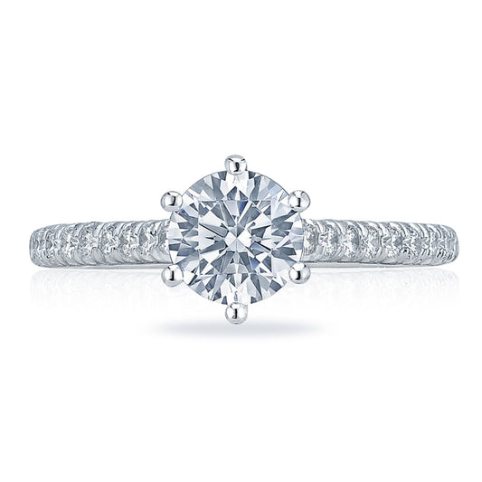 Tacori Petite Crescent Round Solitaire Engagement Ring