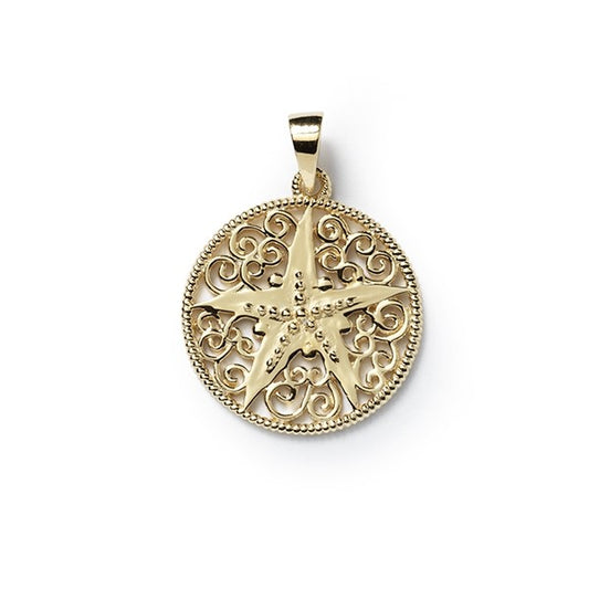 Southern Gates Starfish Gold Plated Pendant