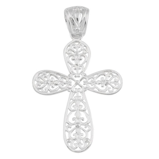 Southern Gates 925 Sterling Small Filigree Cross Pendant