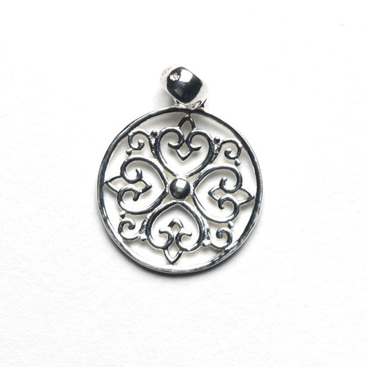 Southern Gates® Round Heart Design Pendant