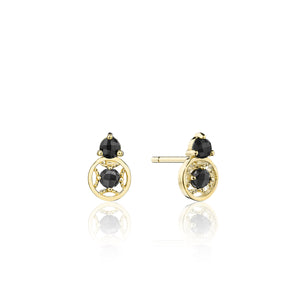 Tacori Petite Gemstone Earrings with Black Onyx