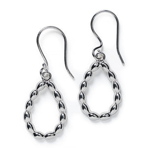 Southern Gates Sterling Silver Dewdrop Rice Bead Earrings