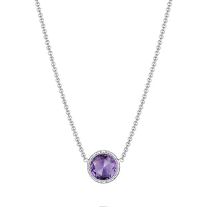 Tacori Floating Bezel Necklace featuring Amethyst