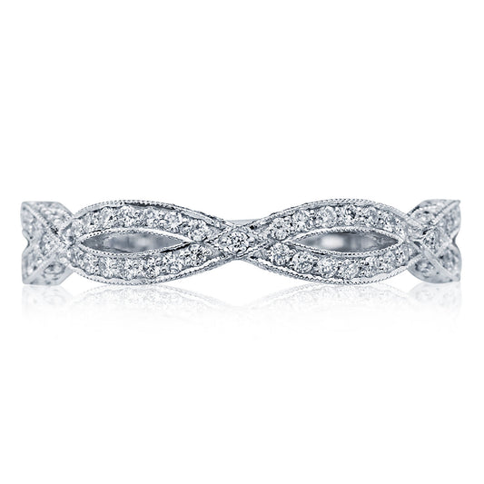 Tacori Ribbon 18KW Diamond Band