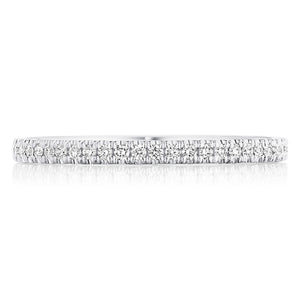 Tacori Coastal Crescent 14KWG Diamond Band