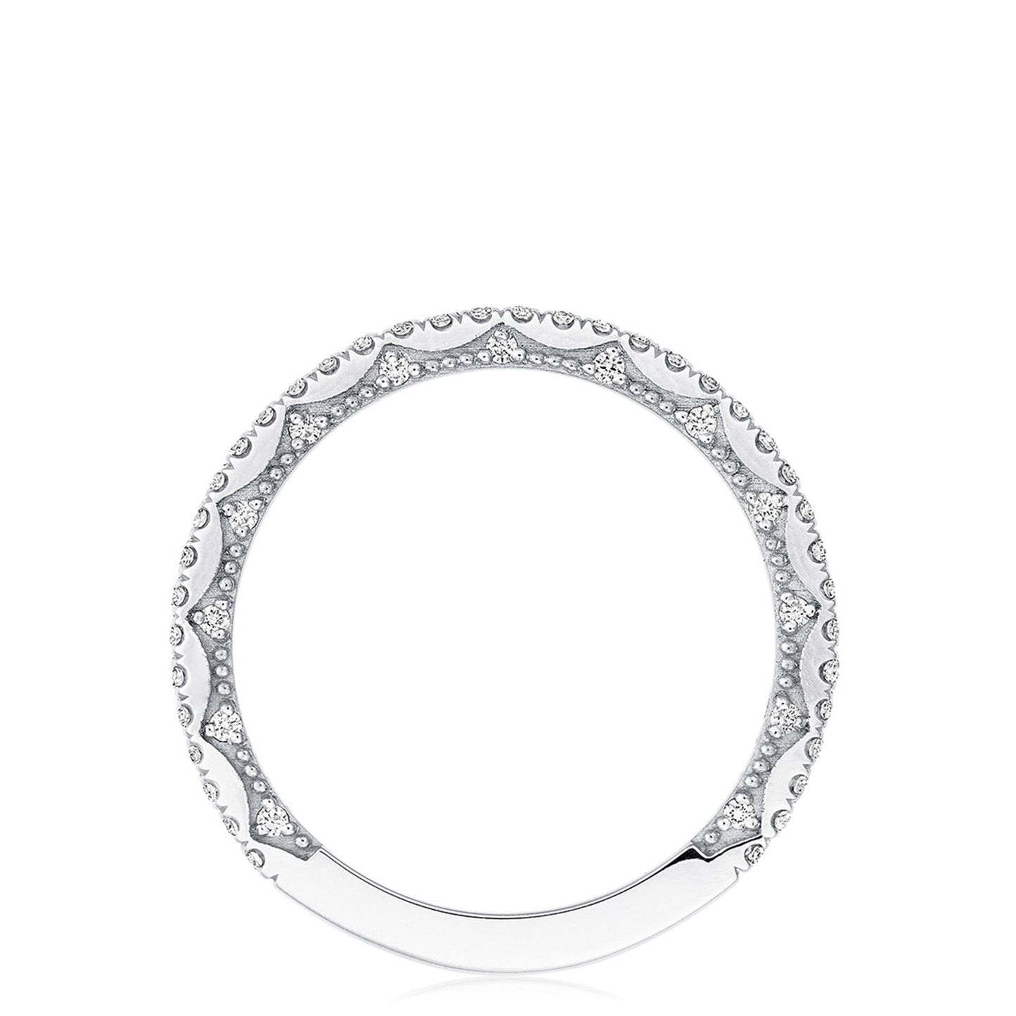 Tacori Coastal Crescent 14KWG Diamond Band